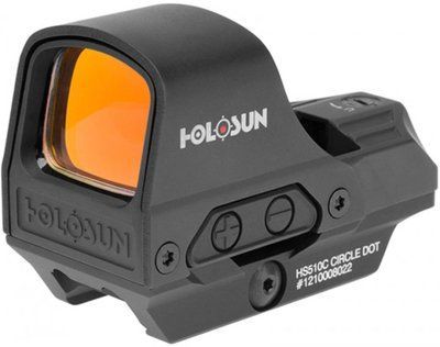 Коліматорний приціл Holosun HE510C-GR 2MOA (green dot) із сонячною батареєю HE510C-GREEN фото