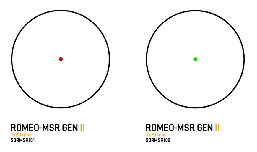 Коліматорний приціл SigSauer Romeo MSR Gen2 Red Dot SorMSR101 SorMSR101 фото