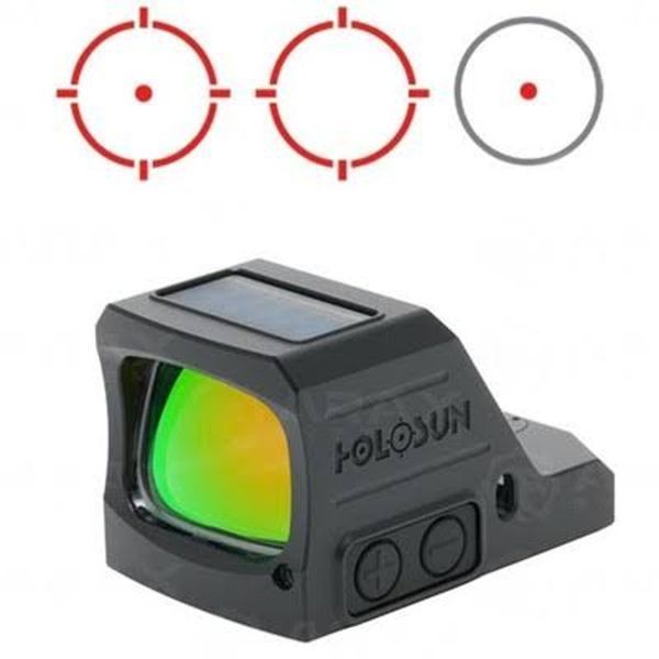 Коліматорний приціл пістолетний Holosun HS507C-RD X3 Red Dot точка 2 MOA + коло 65 МОА HS507C-X3-RD фото