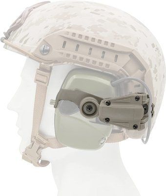 Кріплення для навушників Howard Leight Impact Sport на рейки ARC - NeckFlip Helmet Rail Mount Kit (TAN) IMP-1764670803-4730 фото