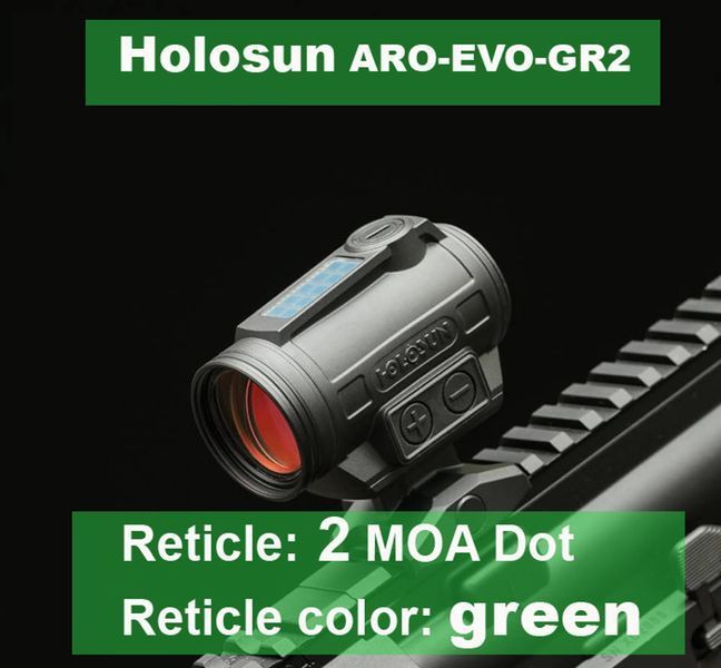 Коліматорний приціл HOLOSUN ARO-EVO-GR2 ARO-EVO-GR2 фото